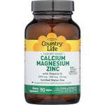 Country Life Target-Mins Calcium Magnesium Zinc with Vitamin D-N101 Nutrition