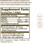 Solgar Naturally Sourced Vitamin E - 268 mg (400 IU)-N101 Nutrition