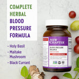 New Chapter Blood Pressure Balance-30 vegan capsules-N101 Nutrition