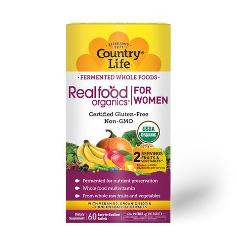 Country Life Realfood Organics Womens Daily Nutrition-60 tablets-N101 Nutrition