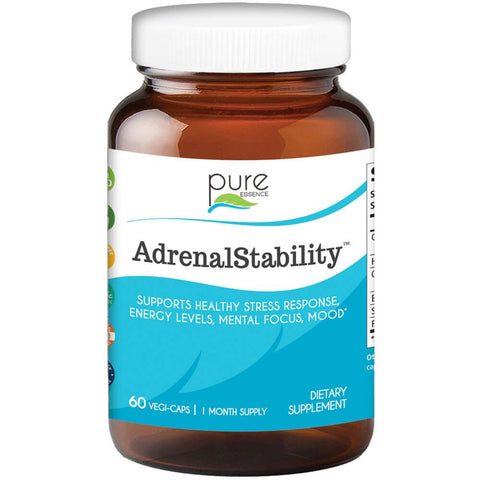 Pure Essence AdrenalStability-60 vegi-caps-N101 Nutrition