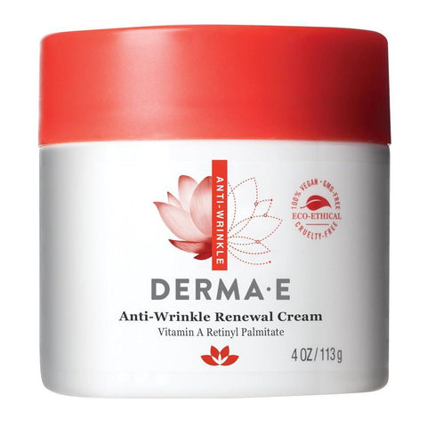 DERMA E Anti-Wrinkle Renewal Cream-4 oz (113 g)-N101 Nutrition