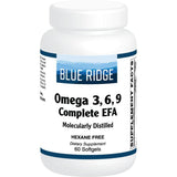 Blue Ridge Omega 3, 6, 9 Complete EFA-60 softgels-N101 Nutrition