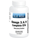 Blue Ridge Omega 3, 6, 9 Complete EFA-120 softgels-N101 Nutrition