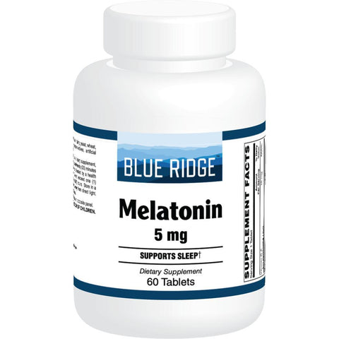 Blue Ridge Melatonin 5 mg-60 tablets-N101 Nutrition