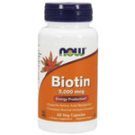 NOW Biotin 5000 mcg-N101 Nutrition