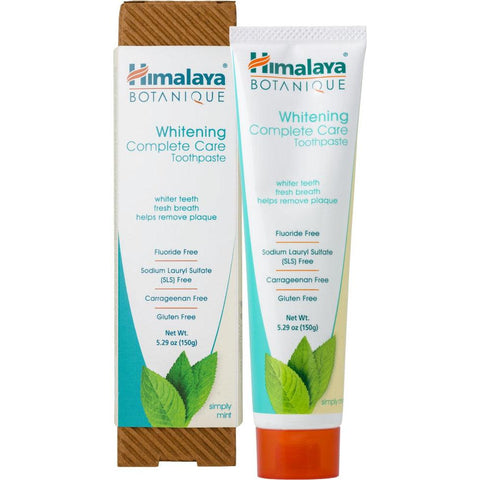 Himalaya Botanique Simply Mint Whitening Toothpaste-5.29 oz (150 g)-N101 Nutrition