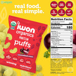 IWON Organics Protein Puffs-N101 Nutrition