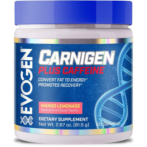 Evogen Carnigen Plus Caffeine-N101 Nutrition