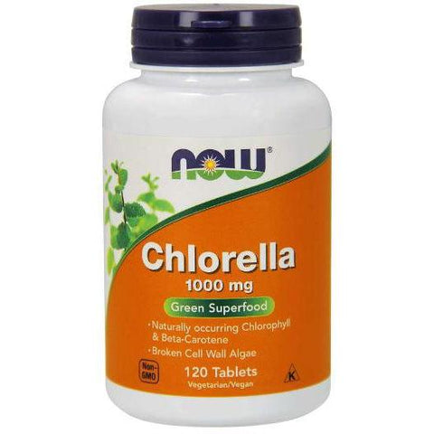 NOW Chlorella Tablets 1000 mg-N101 Nutrition
