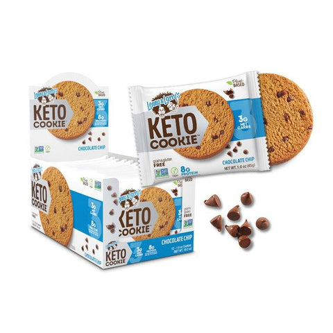 Lenny & Larrys Keto Cookie-Box (12 Cookies)-Chocolate Chip-N101 Nutrition