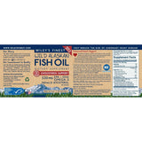 Wiley's Finest Wild Alaskan Fish Oil Cholesterol Support-90 softgels-N101 Nutrition