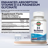 KAL D-3 Mag Glycinate 125 mcg/170 mg-N101 Nutrition
