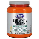 NOW Sports Egg White Protein-1.5 lbs (680 g)-Creamy Vanilla-N101 Nutrition