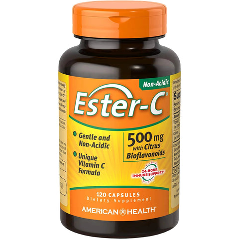 American Health Ester-C 500 mg with Citrus Bioflavonoids-N101 Nutrition