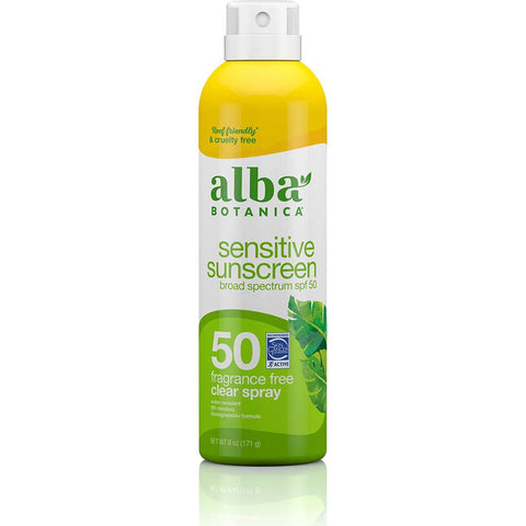 Alba Botanica Sensitive Sunscreen Fragrance Free SPF 50-N101 Nutrition