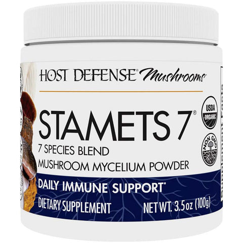 Host Defense Stamets 7 Mushroom Mycelium Powder-N101 Nutrition