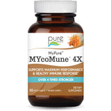 Pure Essence MyPure MYcoMune 4X-30 Vegi-Caps-N101 Nutrition