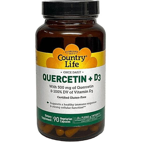 Country Life Quercetin + D3-N101 Nutrition