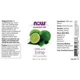 NOW Essential Oils Lime Oil-N101 Nutrition
