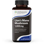 LifeSeasons Essentials Lion’s Mane Mushroom 1000 mg-N101 Nutrition