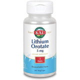 KAL Lithium Orotate 5 mg-N101 Nutrition