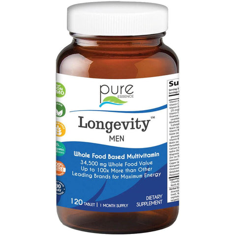 Pure Essence Longevity Men-120 tablets-N101 Nutrition