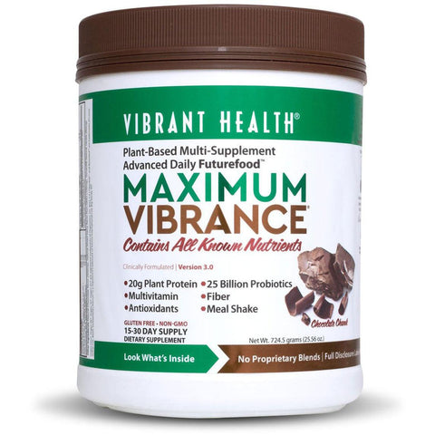 Vibrant Health Maximum Vibrance - Chocolate Chunk-724.5 g-N101 Nutrition