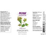 NOW Essential Oils Marjoram Oil-N101 Nutrition