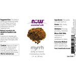 NOW Essential Oils Myrrh Oil Blend-N101 Nutrition