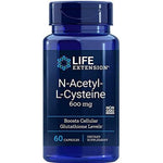 Life Extension N-Acetyl-L-Cysteine (NAC) 600 mg-60 capsules-N101 Nutrition