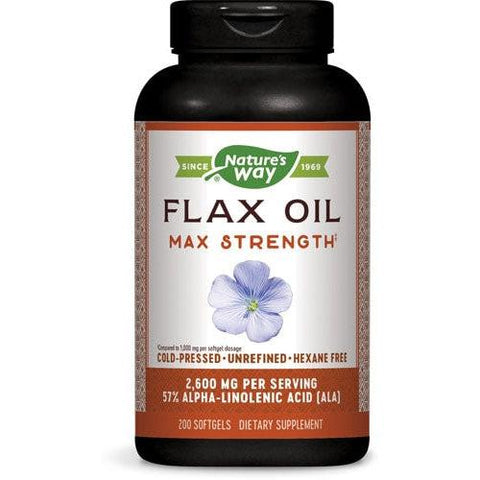 Nature's Way Flax Oil Max Strength-N101 Nutrition