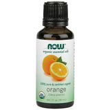 NOW Essential Oils Orange Essential Oil, Organic-1 fl.oz.-N101 Nutrition