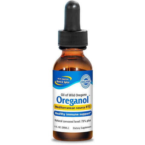 North American Herb & Spice Oreganol P73 Oil-1 fl oz (30 mL)-N101 Nutrition