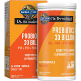 Garden of Life Dr. Formulated Probiotics 30 Billion-30 vegetarian capsules-N101 Nutrition