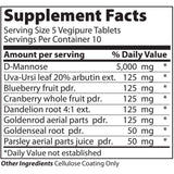 Vibrant Health U.T. Vibrance-50 vegipure tablets-N101 Nutrition