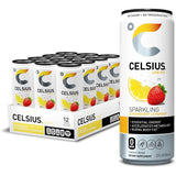 Celsius Energy Drink-Case (12 cans)-Sparkling Strawberry Lemonade-N101 Nutrition