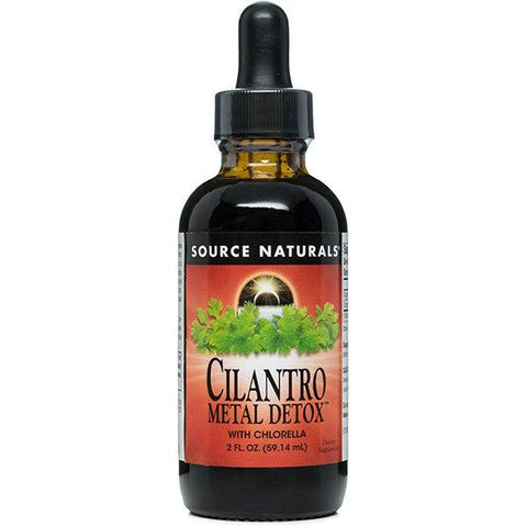 Source Naturals Cilantro Metal Detox Liquid w/ Chlorella-2 fl oz-N101 Nutrition