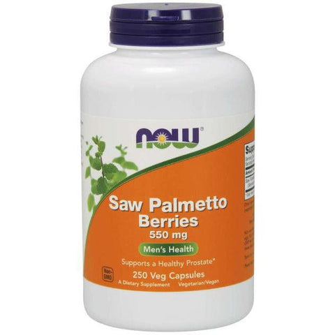 NOW Saw Palmetto Berries 550 mg-N101 Nutrition