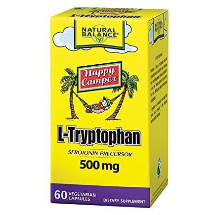 Natural Balance L-Tryptophan 500 mg-60 vegetarian capsules-N101 Nutrition
