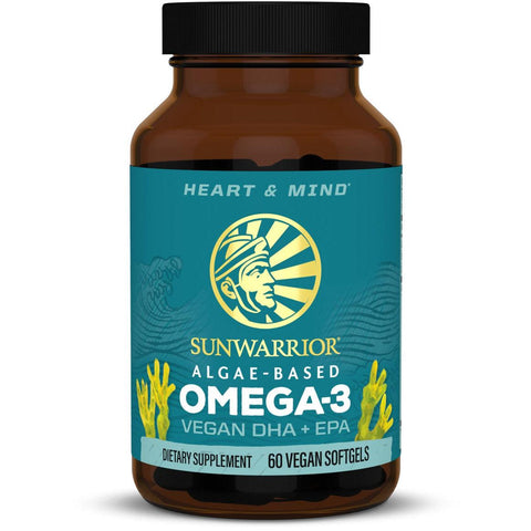 Sunwarrior Omega-3 Vegan DHA & EPA-60 vegan softgels-N101 Nutrition