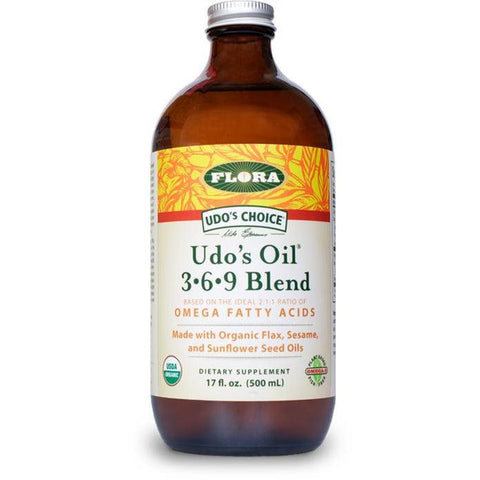 Flora Udos Oil 3·6·9 Blend-17 fl oz (500 mL)-N101 Nutrition