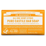 Dr. Bronner's Pure-Castile Bar Soap-Citrus-5 oz (140 g)-N101 Nutrition