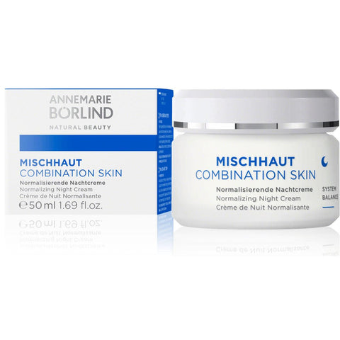 Annemarie Borlind Combination Skin Normalizing Night Cream-1.69 fl oz (50 mL)-N101 Nutrition