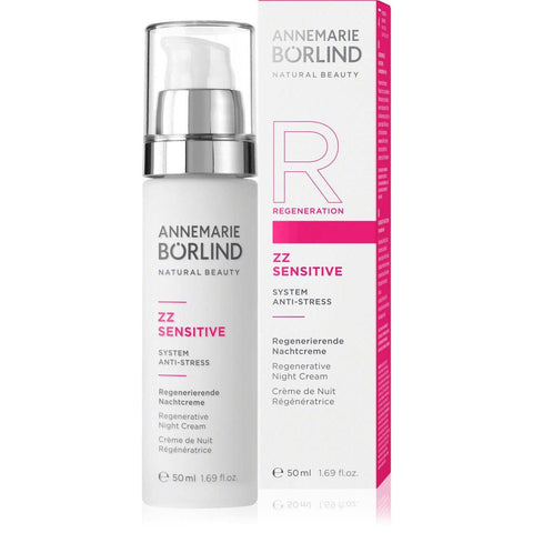 Annemarie Borlind ZZ Sensitive Regenerative Night Cream-1.69 fl oz (50 mL)-N101 Nutrition