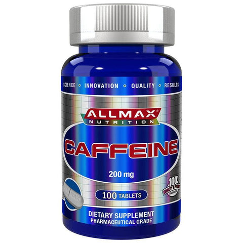ALLMAX Caffeine 200 mg-100 tablets-N101 Nutrition