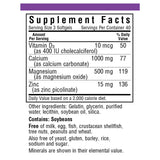 Bluebonnet Calcium Magnesium Zinc Plus Vitamin D3 Softgels-N101 Nutrition