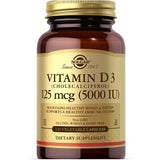 Solgar Vitamin D3 (Cholecalciferol) 125 mcg (5000 IU)-N101 Nutrition