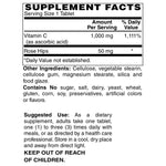 Blue Ridge Vitamin C-1000 with Rose Hips-250 vegetarian tablets-N101 Nutrition