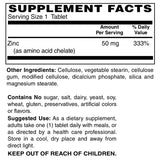 Blue Ridge Zinc (Amino Acid Chelate) 50 mg-N101 Nutrition